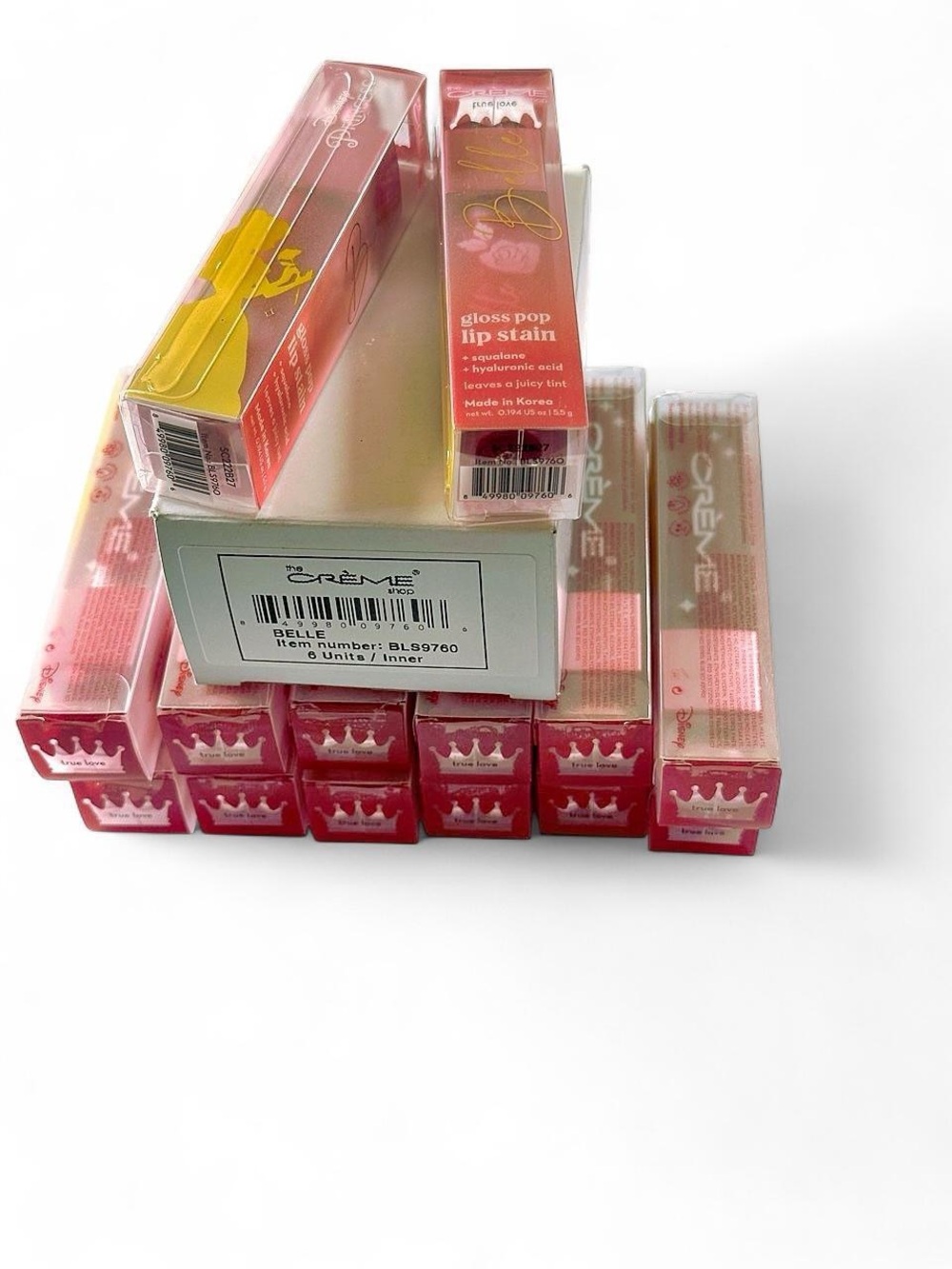 Reseller Deal! 20 x The Créme Shop x Disney Belle Lip Stain TWENTY (20) NIB!
